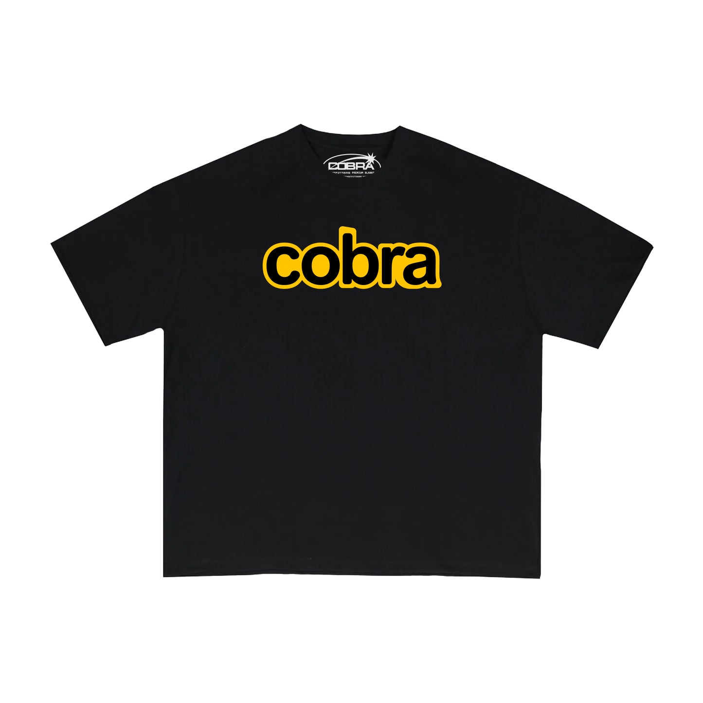 COBRA House OVERSIZED HEAVYWEIGHT 240 GSM 100% ALGODÓN NEGRO
