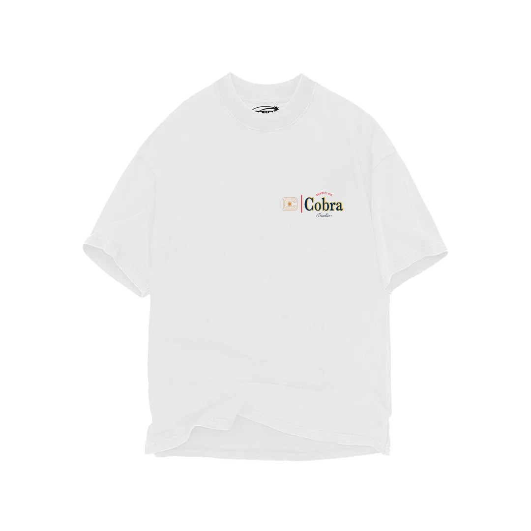 COBRA ESPECIAL OVERSIZED HEAVYWEIGHT 240 GSM 100% ALGODÓN BLANCO