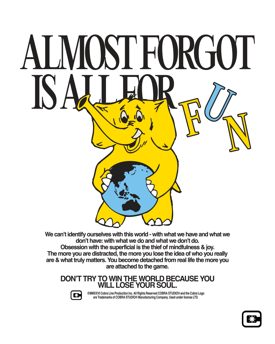 ALL FOR FUN OVERSIZED HEAVYWEIGHT 240 GSM 100% ALGODÓN BLANCO