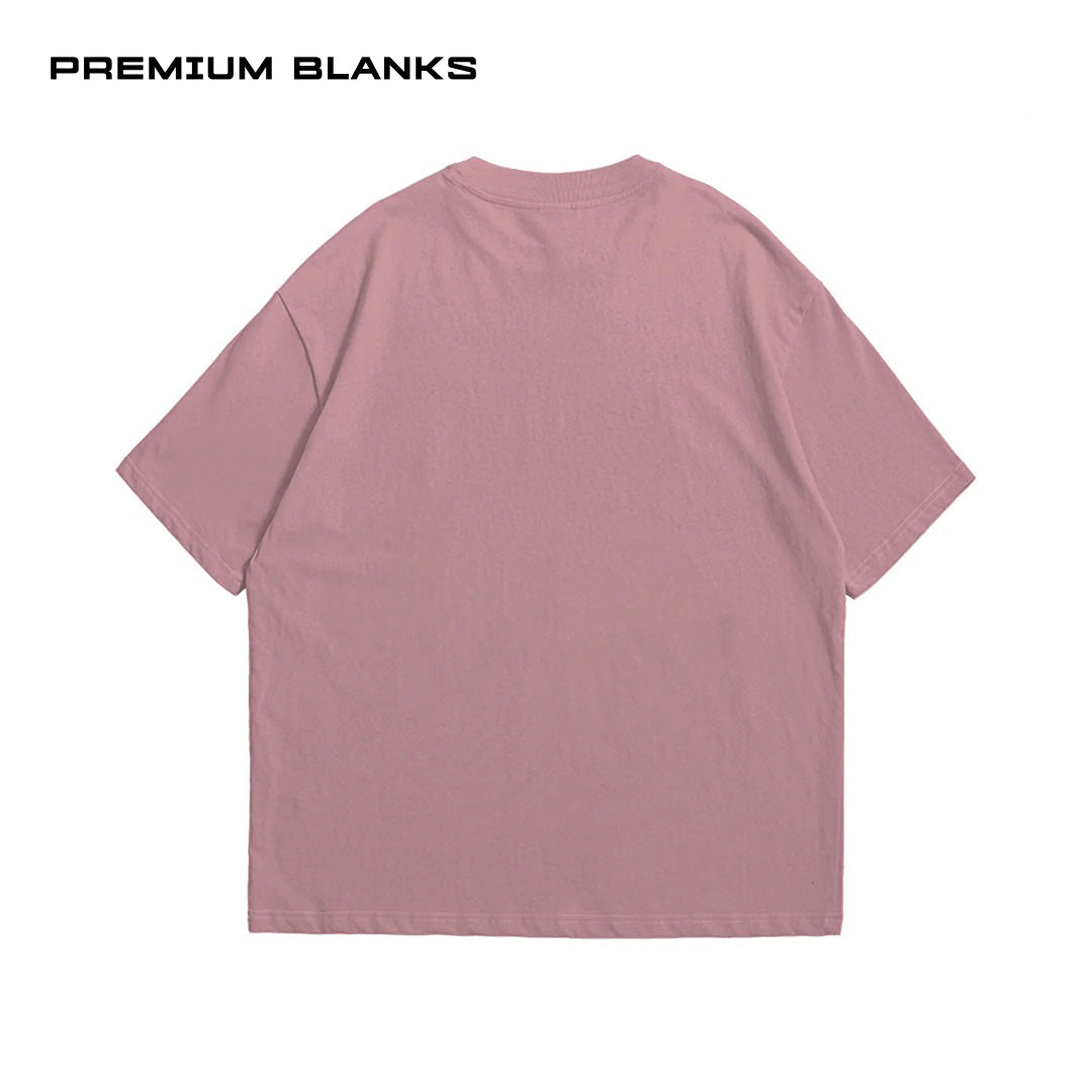 T-SHIRT DUSTY ROSE OVERSIZED 240 GSM 100% ALGODÓN HEAVYWEIGHT COTTON