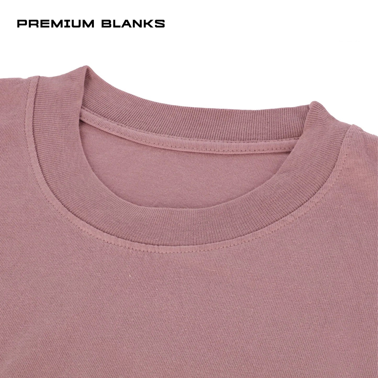 T-SHIRT DUSTY ROSE OVERSIZED 240 GSM 100% ALGODÓN HEAVYWEIGHT COTTON
