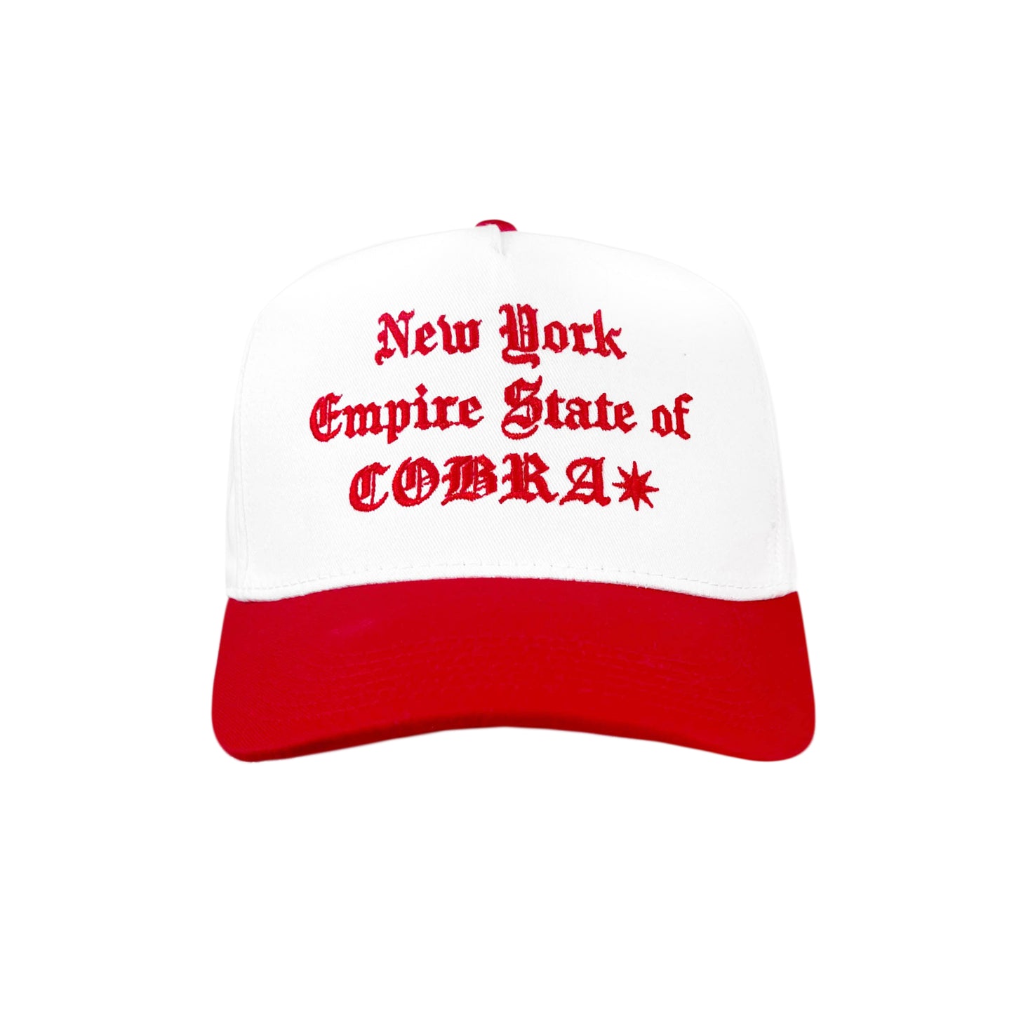 NY Empire State of COBRA Baseball Cap Rojo / Blanco
