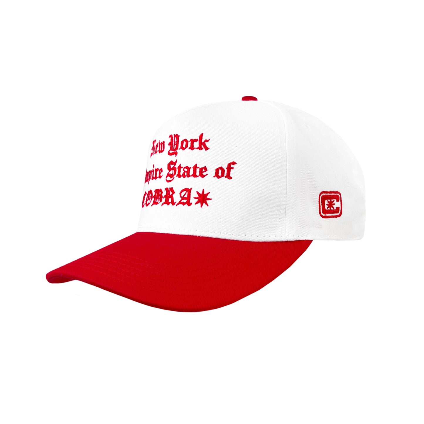 NY Empire State of COBRA Baseball Cap Rojo / Blanco
