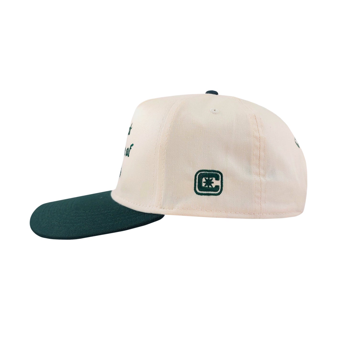 NY  Empire State of COBRA Baseball Cap Verde / Hueso