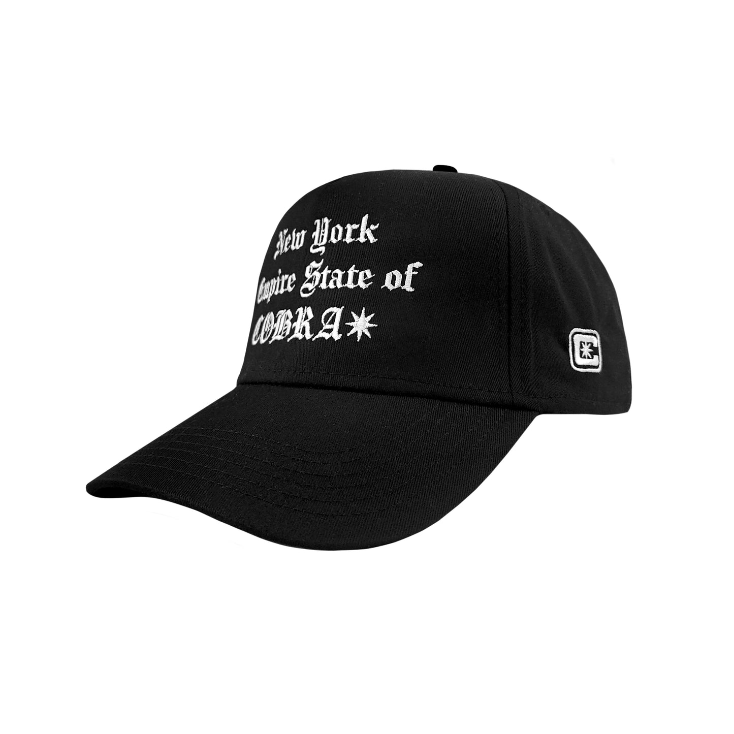 NY Empire State of COBRA Baseball Cap Negro