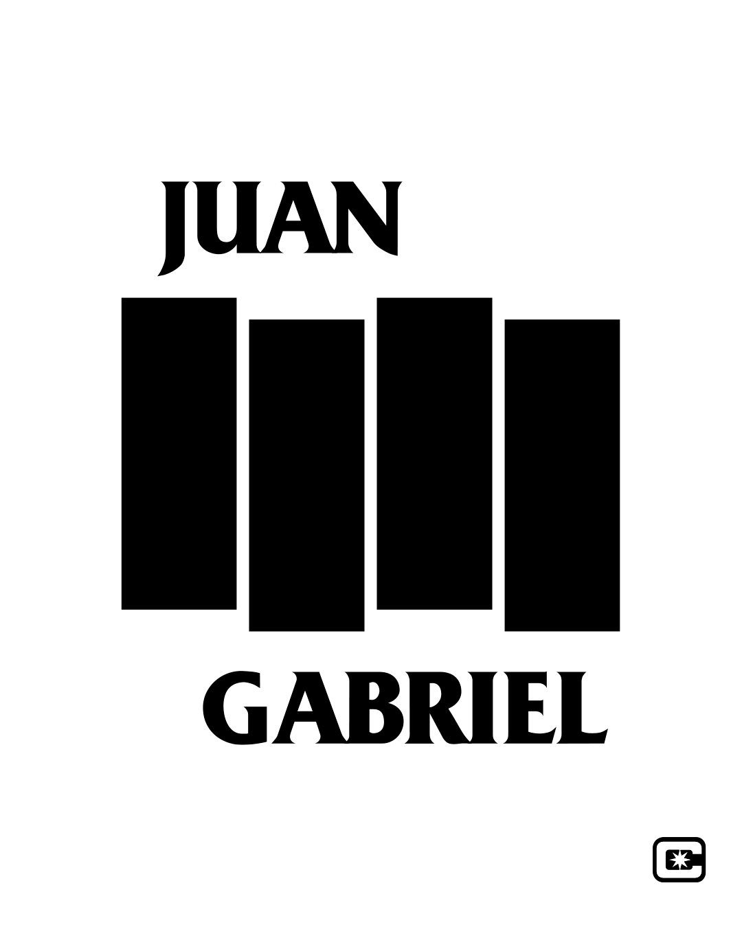 JUAGA BLACK FLAG BOOTLEG OVERSIZED HEAVYWEIGHT 240 GSM 100% ALGODÓN BLANCO
