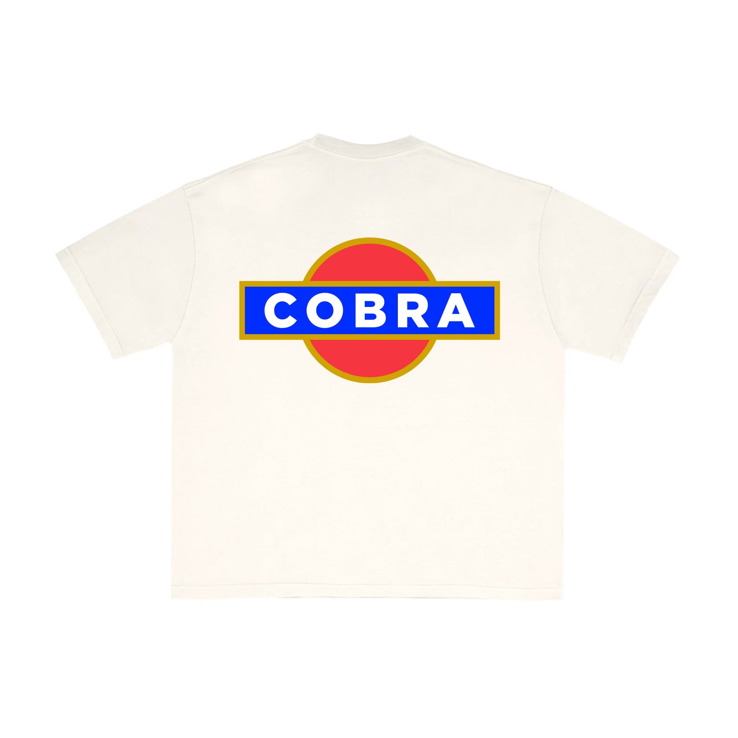 COBRA MARTINI BOOTLEG OVERSIZED HEAVYWEIGHT 240 GSM 100% ALGODÓN HUESO