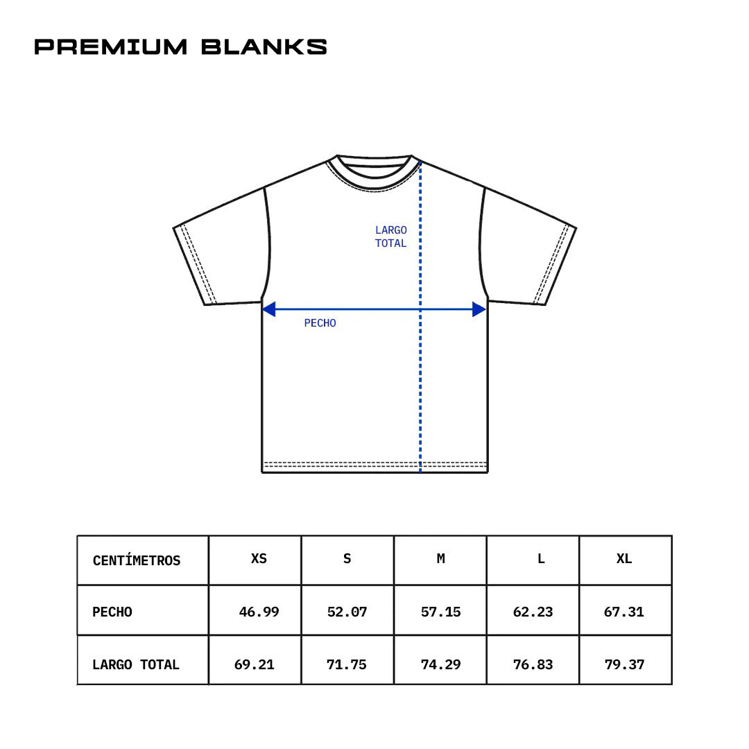 T-SHIRT NEGRO OVERSIZED 240 GSM 100% ALGODÓN HEAVYWEIGHT COTTON