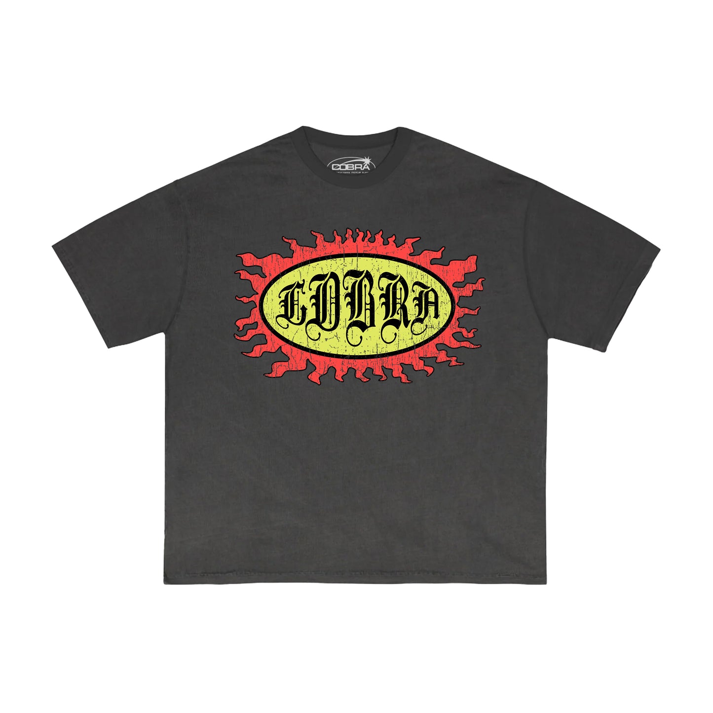 COBRA SUBLIME SUN OVERSIZED HEAVYWEIGHT 240 GSM 100% ALGODÓN NEGRO PIGMENT DYE