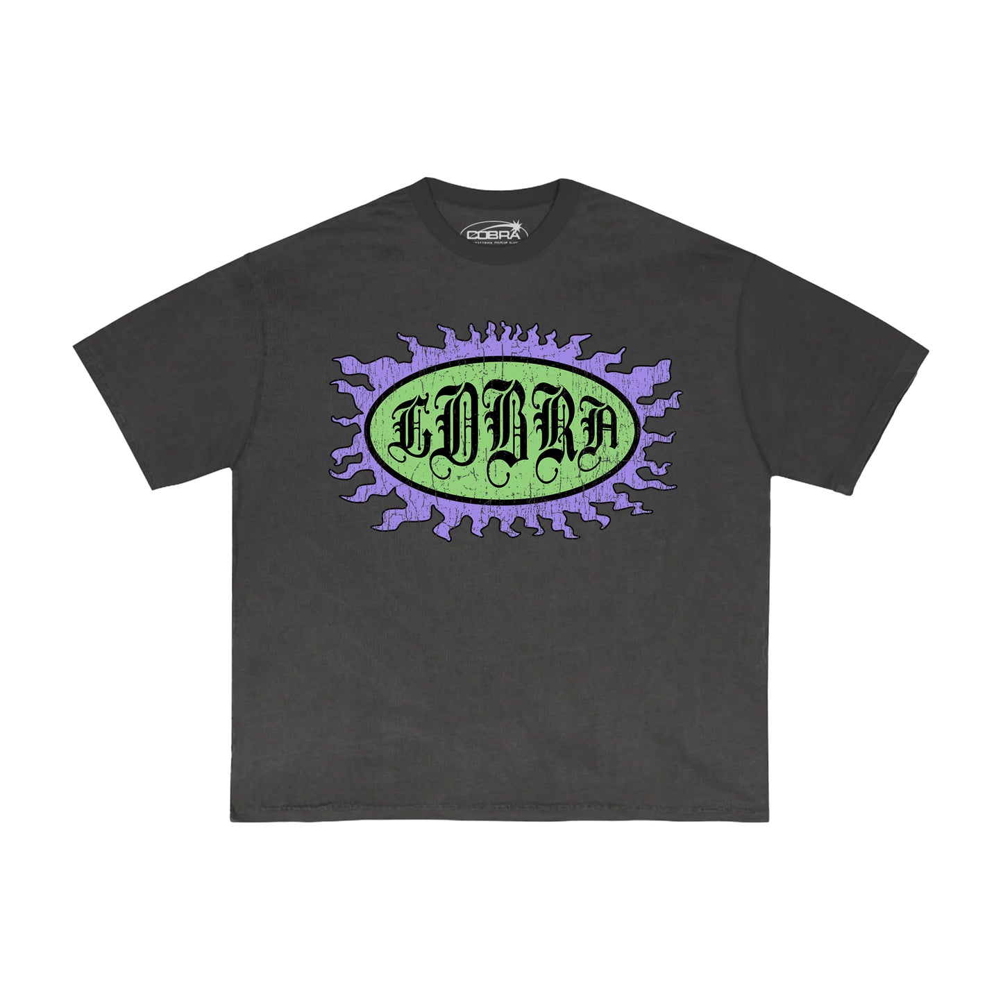 COBRA SUBLIME SUN OVERSIZED HEAVYWEIGHT 240 GSM 100% ALGODÓN NEGRO PIGMENT DYE