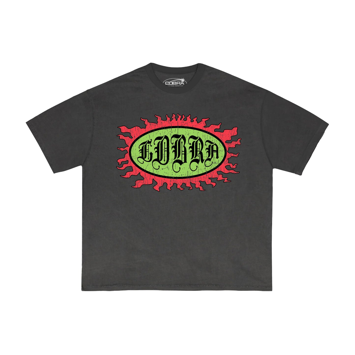 COBRA SUBLIME SUN OVERSIZED HEAVYWEIGHT 240 GSM 100% ALGODÓN NEGRO PIGMENT DYE
