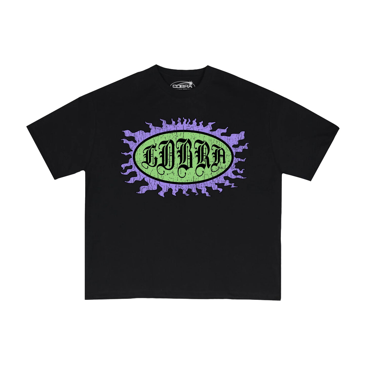 COBRA SUBLIME SUN OVERSIZED HEAVYWEIGHT 240 GSM 100% ALGODÓN NEGRO