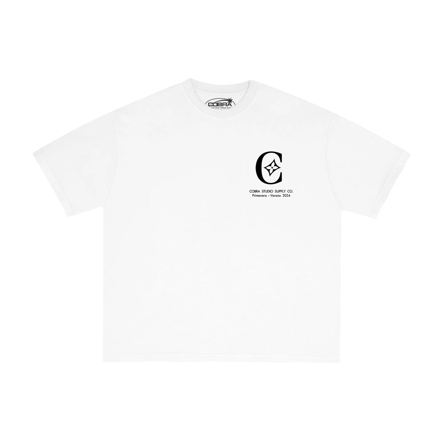 LV LOVERS BOOTLEG HEAVYWEIGHT 240 GSM 100% ALGODÓN BLANCO / NEGRO
