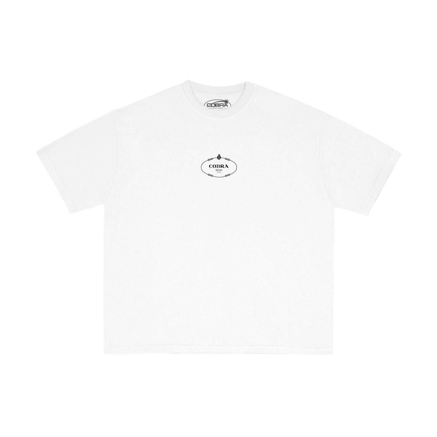 PRADA LOGO BOOTLEG COBRA OVERSIZED HEAVYWEIGHT 240 GSM 100% ALGODÓN BLANCO