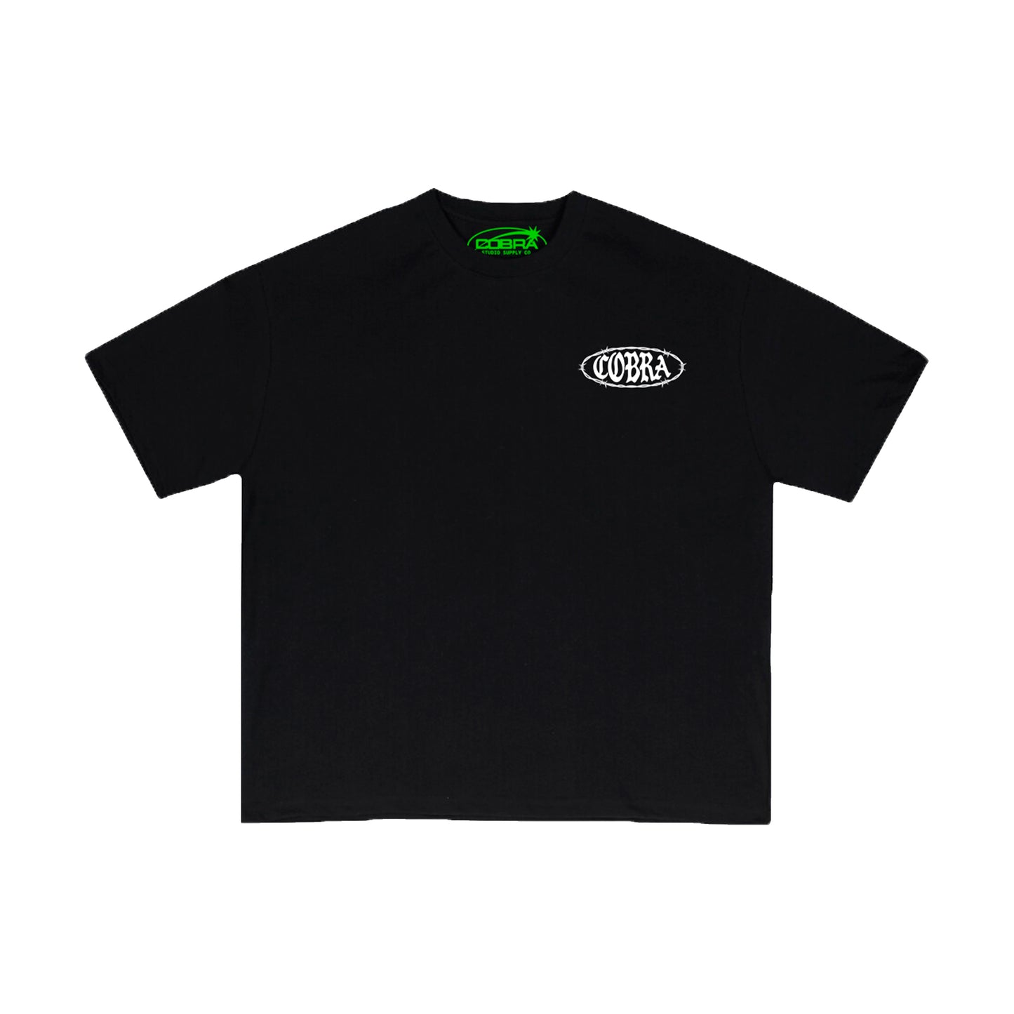 COBRA PÚAS OVERSIZED HEAVYWEIGHT 240 GSM 100% ALGODÓN / NEGRO