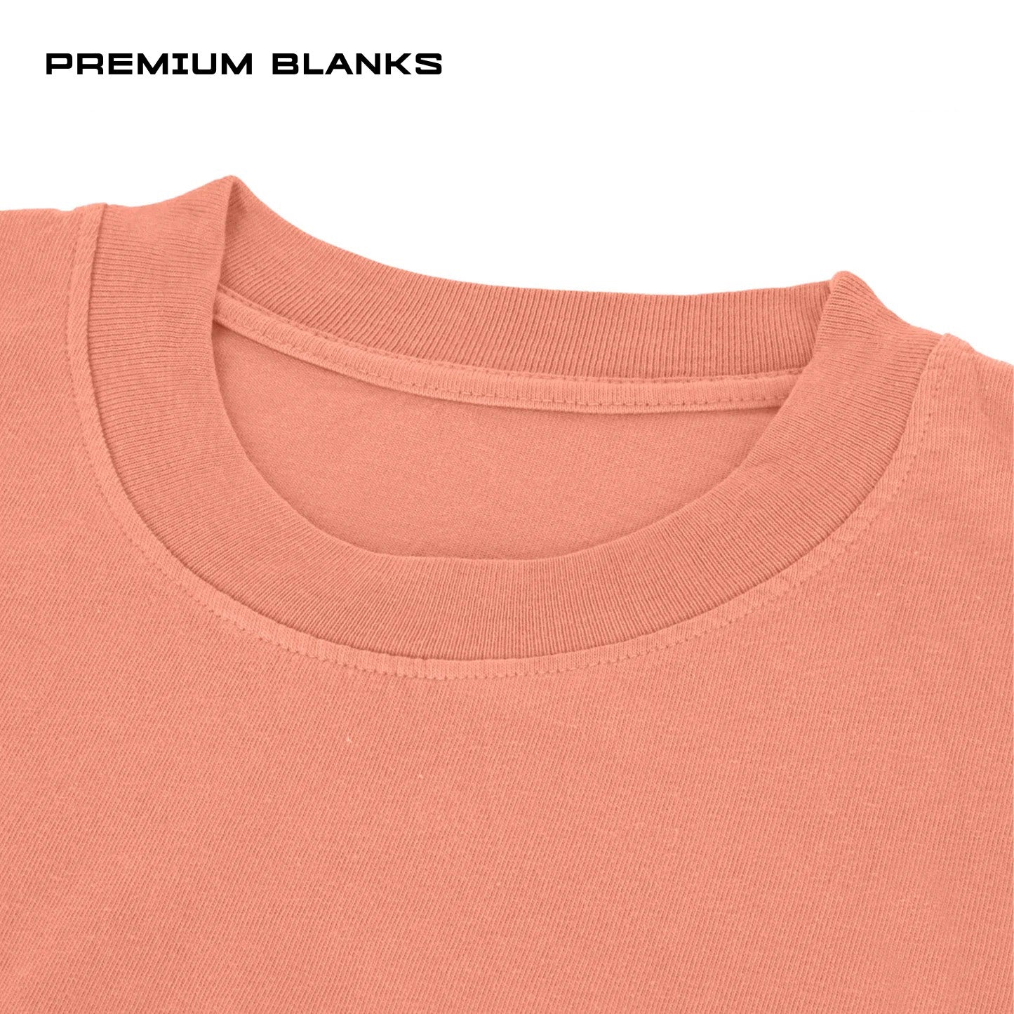 T-SHIRT SALMON OVERSIZED 240 GSM 100% ALGODÓN HEAVYWEIGHT COTTON