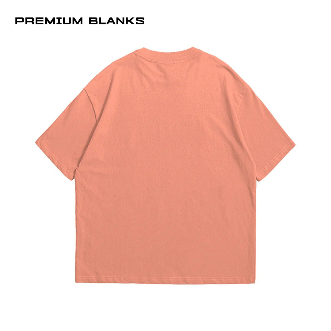 T-SHIRT SALMON OVERSIZED 240 GSM 100% ALGODÓN HEAVYWEIGHT COTTON