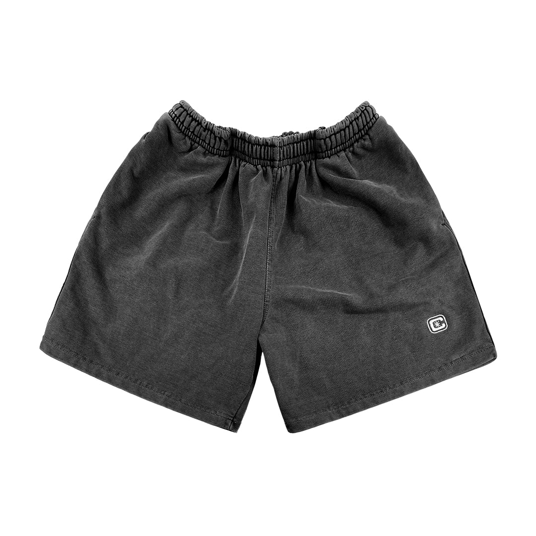 SHORT 100% ALGODÓN 320 GSM NEGRO PIGMENT DYE