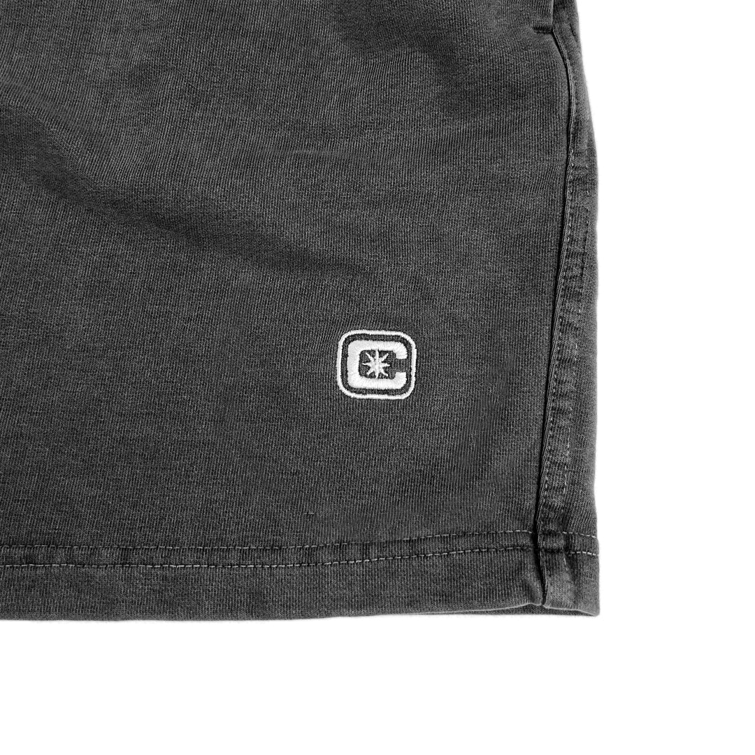 SHORT 100% ALGODÓN 320 GSM NEGRO PIGMENT DYE