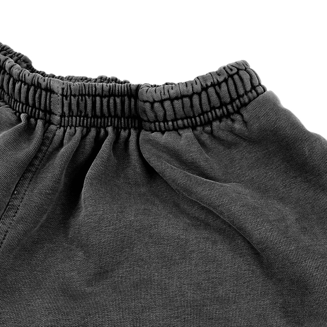 SHORT 100% ALGODÓN 320 GSM NEGRO PIGMENT DYE