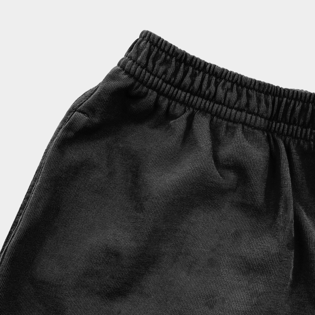 SHORT 100% ALGODÓN 320 GSM NEGRO