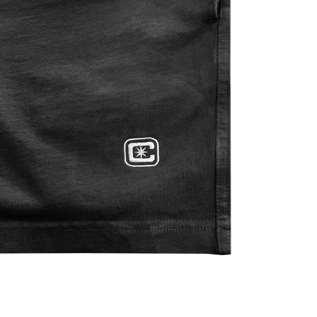 SHORT 100% ALGODÓN 320 GSM NEGRO