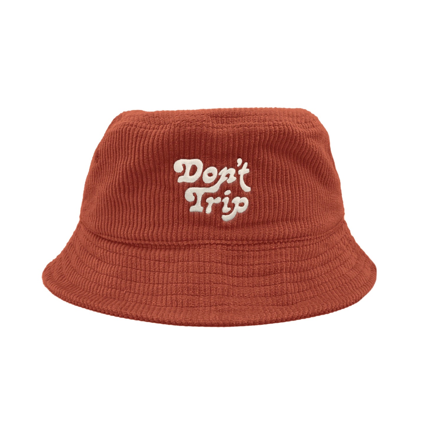 FREE & EASY DON'T TRIP FAT CORDUROY BUCKET HAT BRICK