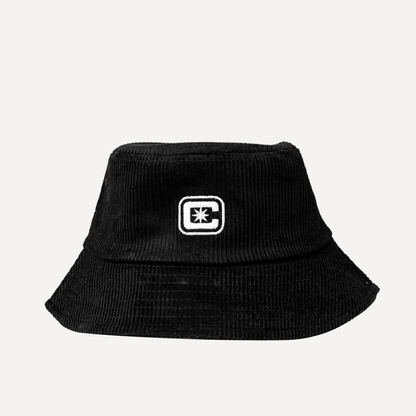 BEACH BABE Bucket Hat Pana Negro