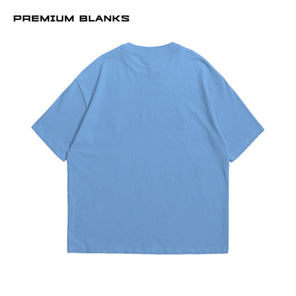 T-SHIRT AZUL CIELO 240 GSM 100% ALGODÓN HEAVYWEIGHT COTTON