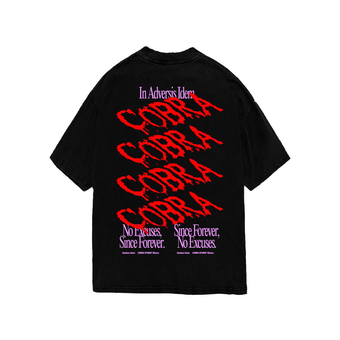 SINCE FOR EVER HEAVYWEIGHT 240 GSM 100% ALGODÓN NEGRO