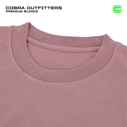 T-SHIRT DUSTY ROSE OVERSIZED 240 GSM 100% ALGODÓN HEAVYWEIGHT COTTON