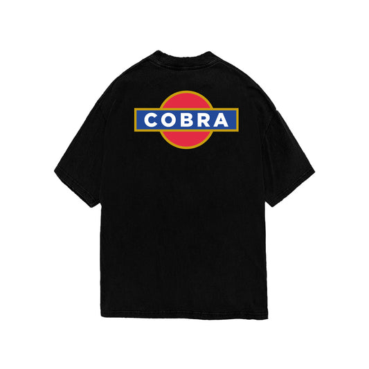 COBRA MARTINI BOOTLEG OVERSIZED HEAVYWEIGHT 240 GSM 100% ALGODÓN NEGRO