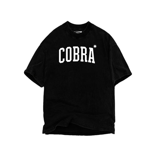 COBRA ARC OVERSIZED HEAVYWEIGHT 240 GSM 100% ALGODÓN NEGRO