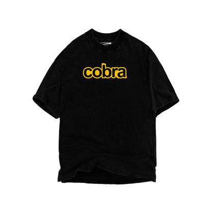 COBRA House OVERSIZED HEAVYWEIGHT 240 GSM 100% ALGODÓN NEGRO