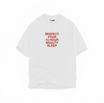 RESPECT YOUR MOTHER HARRY STYLES BOOTLEG OVERSIZED HEAVYWEIGHT 240 GSM 100% ALGODÓN BLANCO