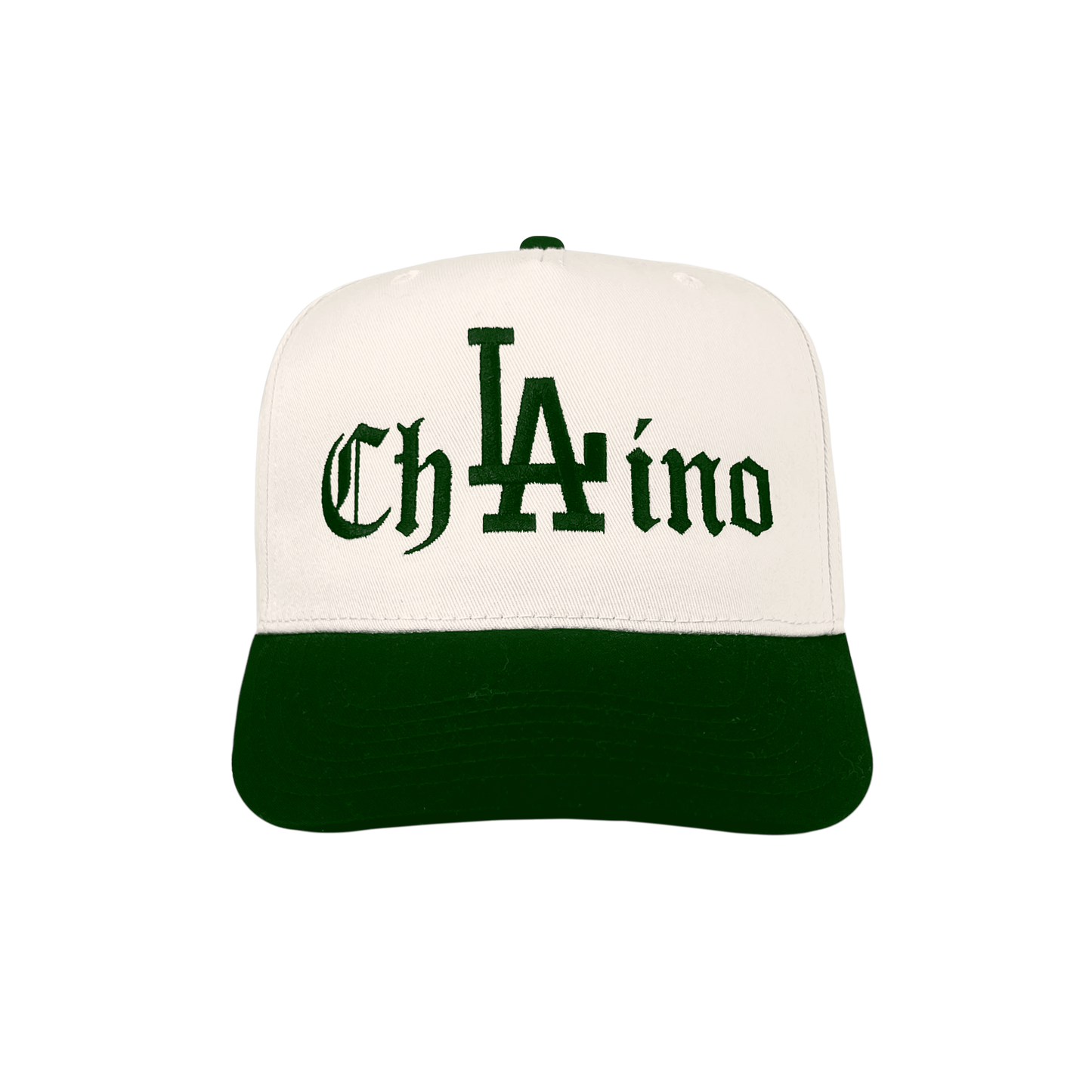 CHALINO "LA" Baseball Cap Hueso / Verde
