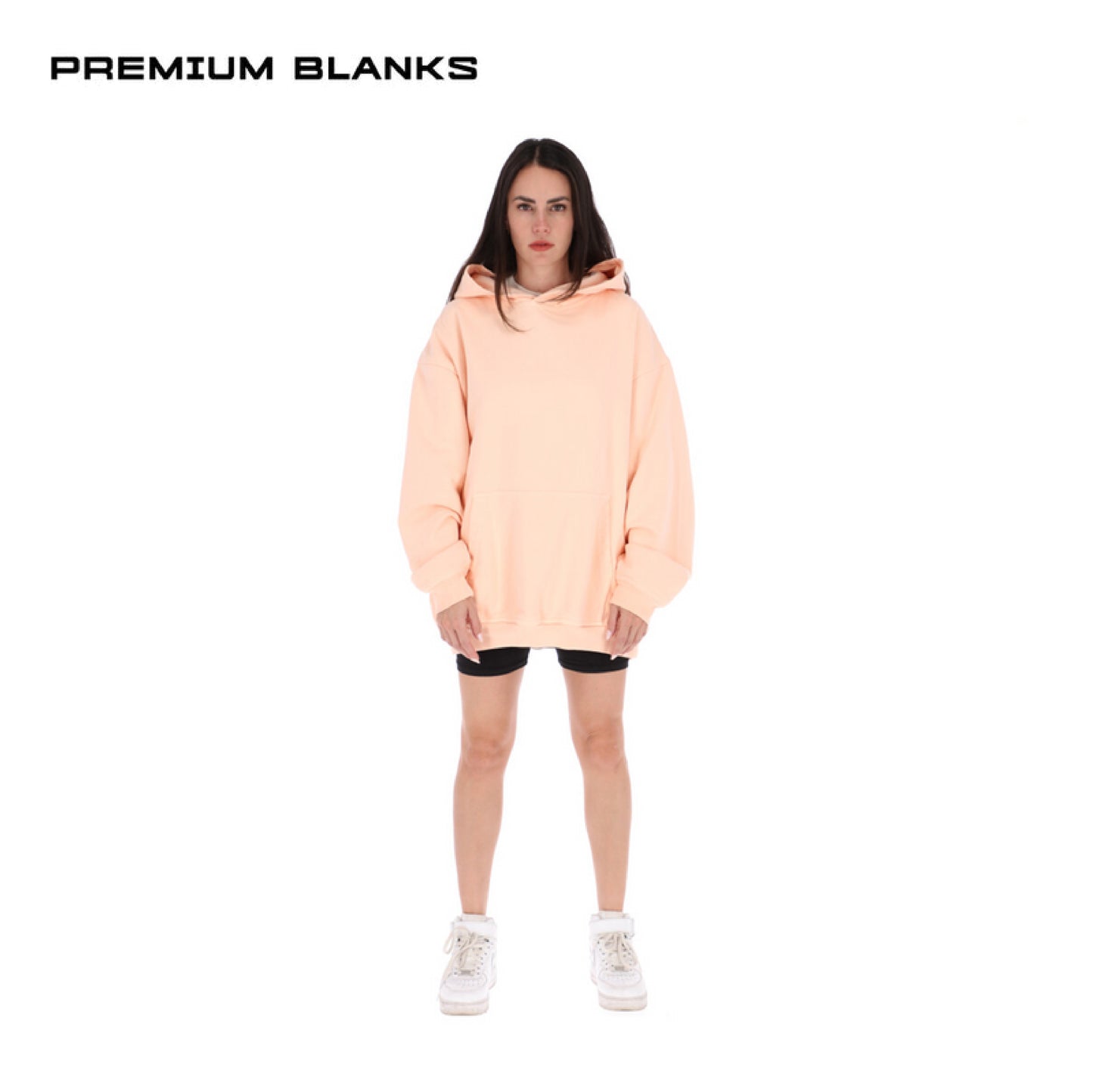 HOODIE PEACH OVERSIZED 400 GSM 100% ALGODÓN HEAVYWEIGHT COTTON