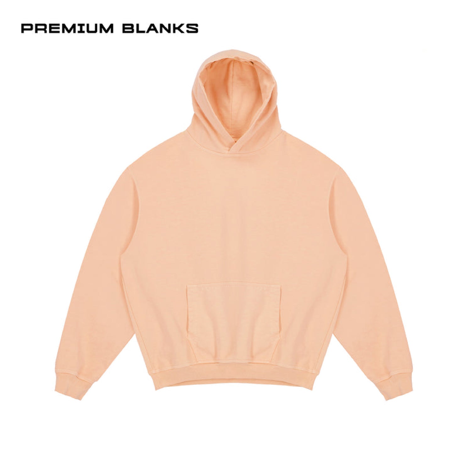 HOODIE PEACH OVERSIZED 400 GSM 100% ALGODÓN HEAVYWEIGHT COTTON