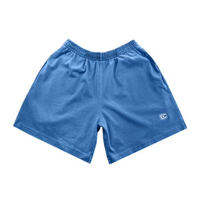 SHORT 100% ALGODÓN 320 GSM AZUL CIELO