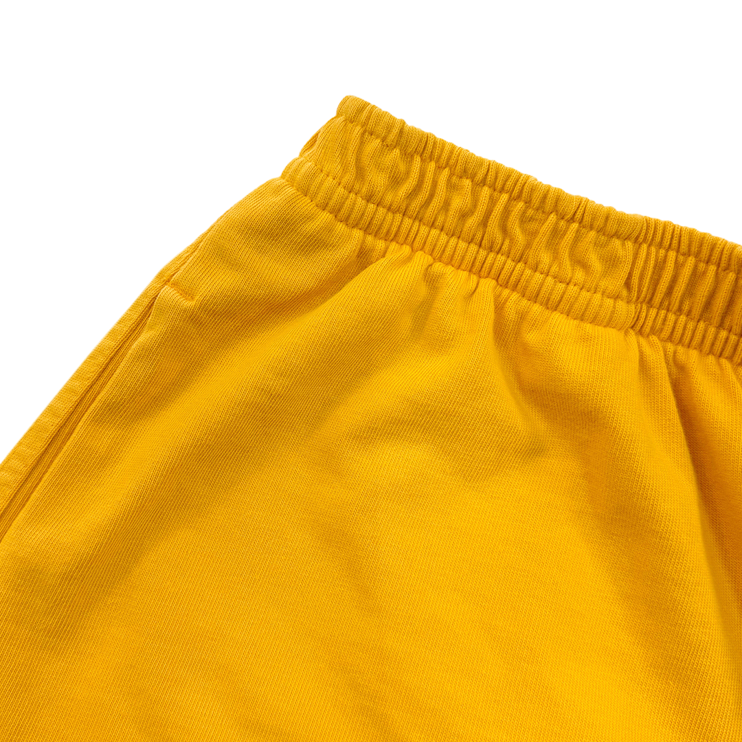 SHORT 100% ALGODÓN 320 GSM AMARILLO MUSTARD