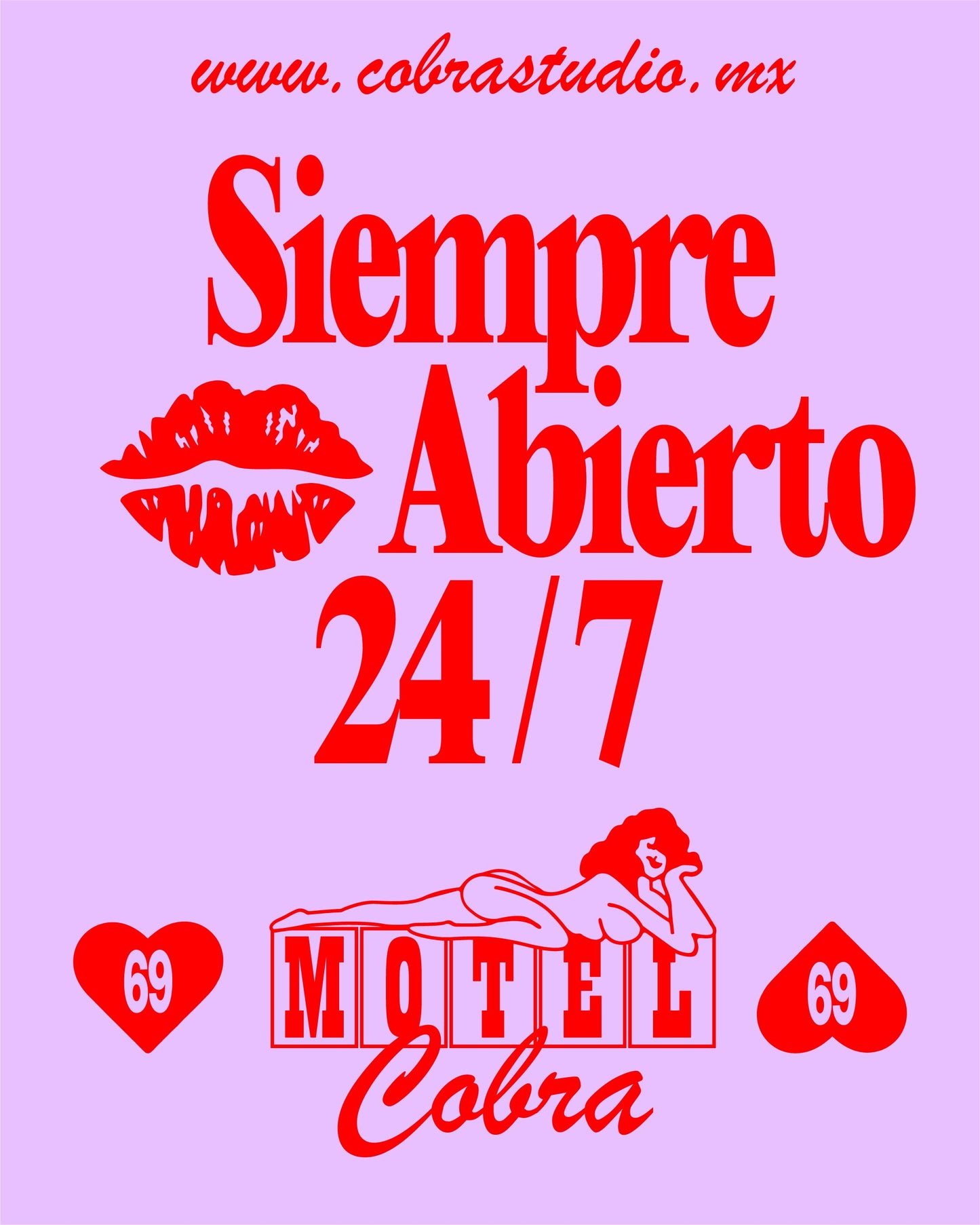 MOTEL COBRA OVERSIZED HEAVYWEIGHT 240 GSM 100% ALGODÓN HUESO