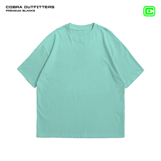 T-SHIRT MENTA OVERSIZED 240 GSM 100% ALGODÓN HEAVYWEIGHT COTTON