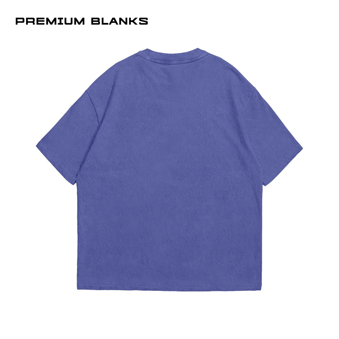T-SHIRT MORADO PIGMENT OVERSIZED 240 GSM 100% ALGODÓN HEAVYWEIGHT COTTON