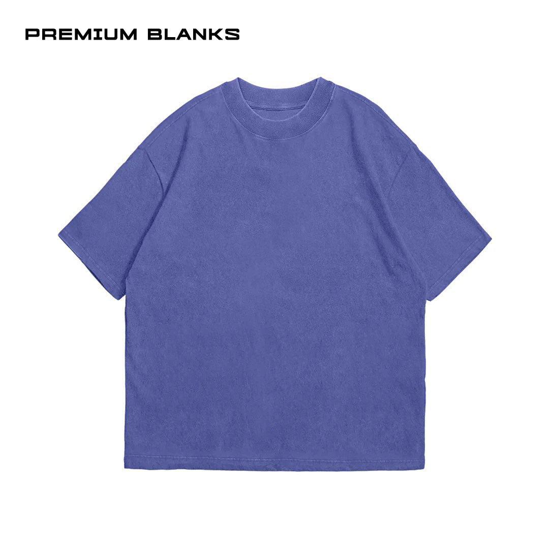 T-SHIRT MORADO PIGMENT OVERSIZED 240 GSM 100% ALGODÓN HEAVYWEIGHT COTTON