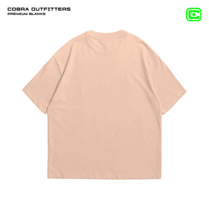 T-SHIRT PEACH OVERSIZED 240 GSM 100% ALGODÓN HEAVYWEIGHT COTTON