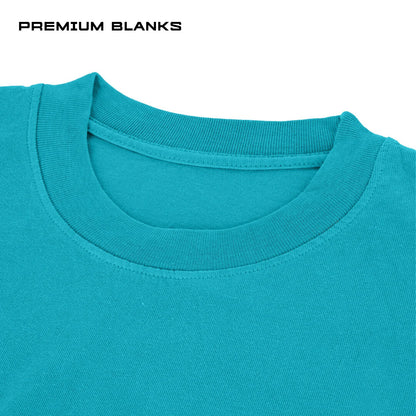 T-SHIRT TURQUESA OVERSIZED 240 GSM 100% ALGODÓN HEAVYWEIGHT COTTON