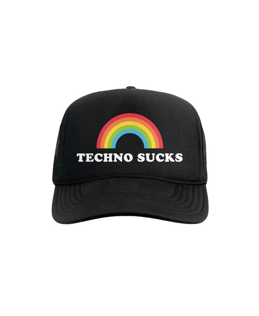 TECHNO SUCKS TRUCKER HAT