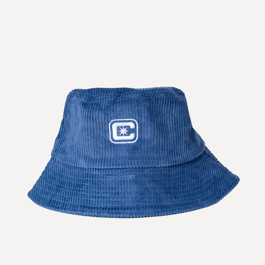 BEACH BABE Bucket Hat Pana Azul
