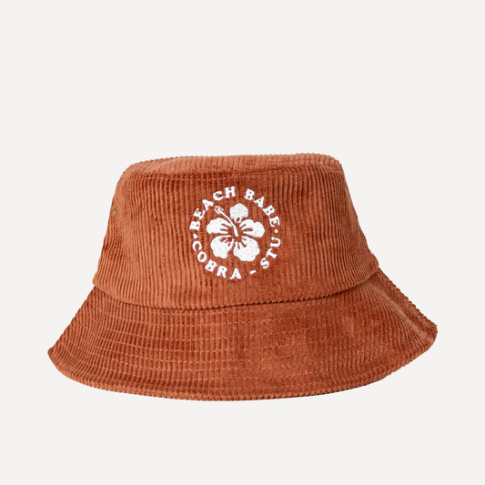 BEACH BABE Bucket Hat Pana Terracota