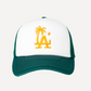 LA TRUCKER HAT Verde / Oro
